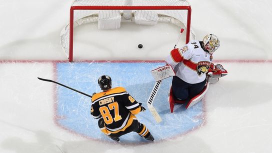 Freeze Frame: Forget Sid's goal, focus instead on his great ... giveaway? taken at PPG Paints Arena (Penguins)